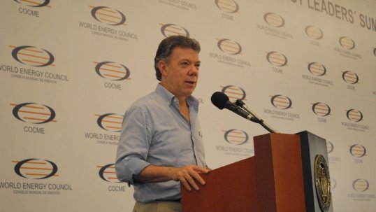 Speech by President Juan Manuel Santos of Colombia at the World Energy Leaders’ Summit